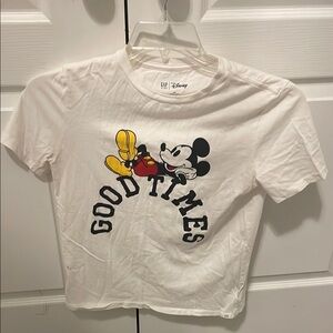 Disney Kids White Mickey Mouse T-Shirt